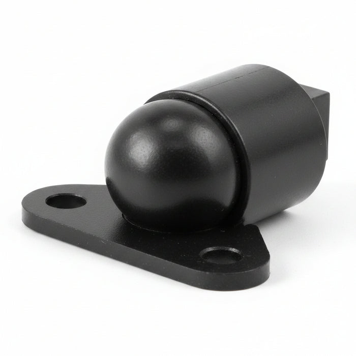 DS-01T-B Short Roller Ball Plunger Switch, Terminal Block, Closed Loop, with 360˚ of Ball Access and Screw Down Flange, Brown