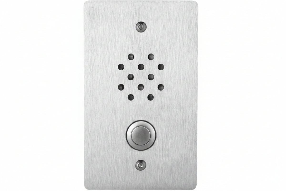LE-SS-1G 1-Gang Door Station, Vandal and Weather Resistant, Stainless Steel