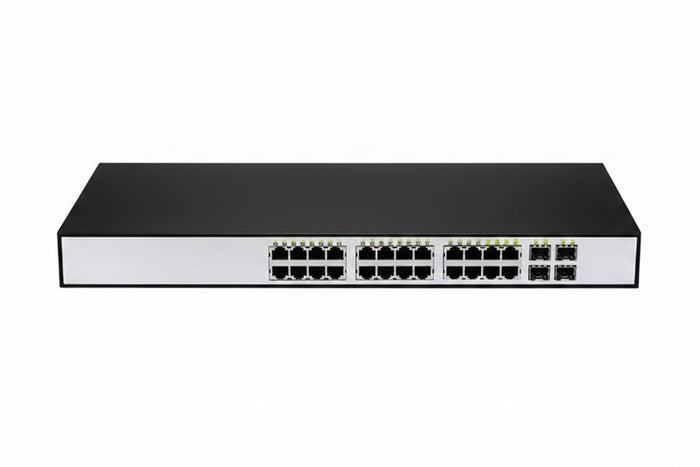 D-Link DGS-1210-28P 28-Port Gigabit Smart Managed PoE Switch with 4GB SFP Slots