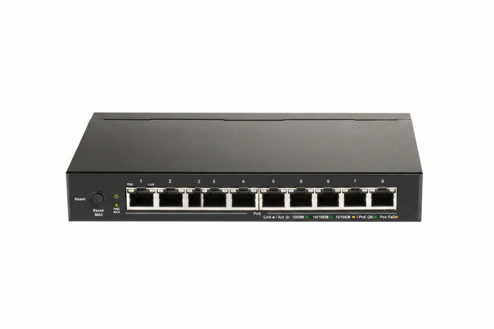 D-Link DGS-1100-08PV2 8-Port Gigabit PoE Smart Managed Switch