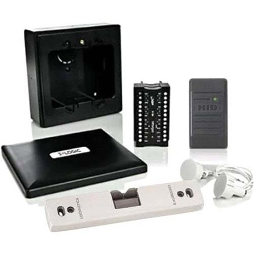 infinias S-DOOR-KIT-WH-LRS Single-Door Access Kit with HID Prox Reader & Allegion Rim Strike