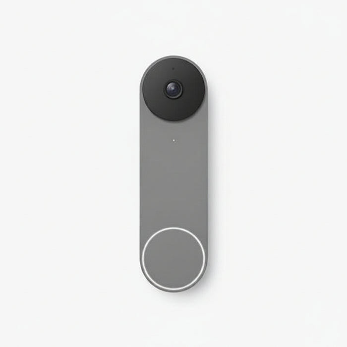 Google Nest Video Doorbell GA02076-US Battery-Powered Wi-Fi Smart Doorbell, Ash
