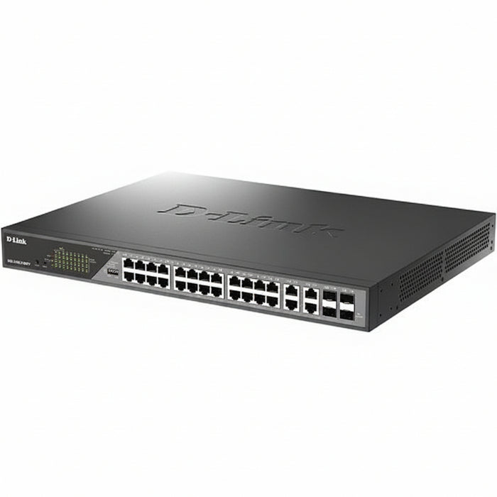 D-Link DSS-200G-28MPP 28-Port 10/100/1000 PoE Gigabit Ethernet Surveillance Switch