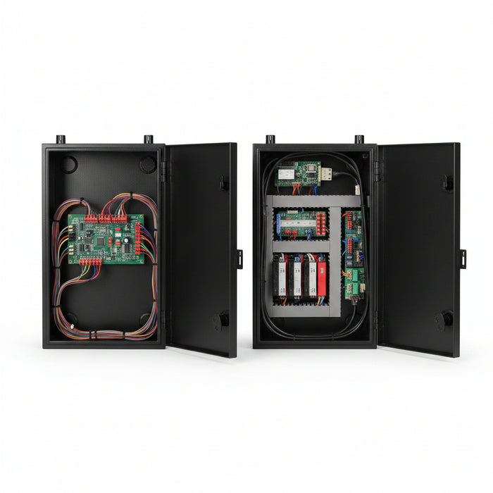LifeSafety Power E8M MCLASS Power Enclosure 8/12 Door Mercury Security, 36" 30" 6.5"
