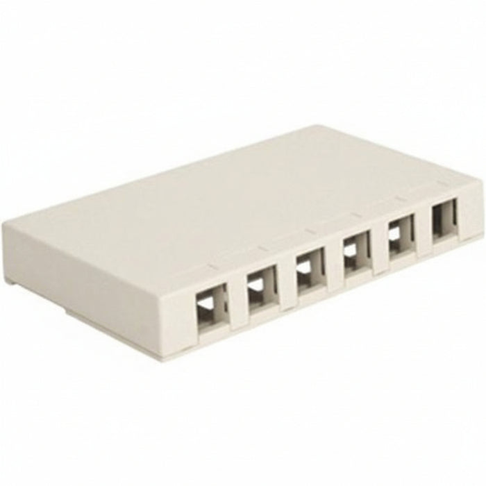 ICC IC107SB6WH Surface Mount Box with Ports, White