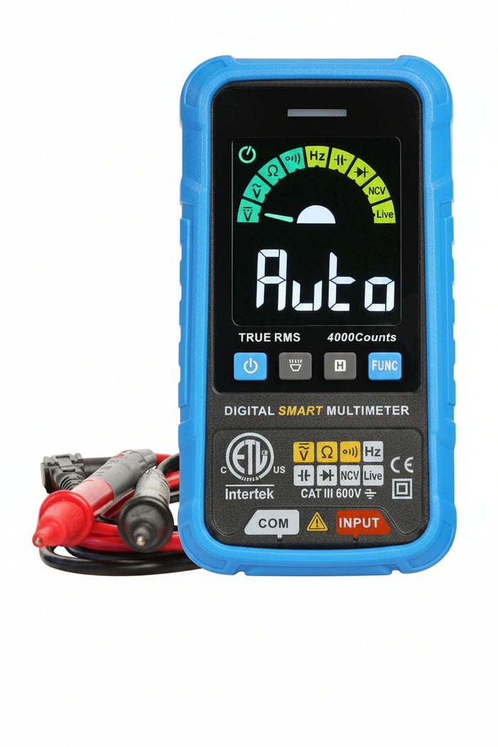 Jonard Tools AMM-600 Automatic Intelligent Digital Multimeter, 600V