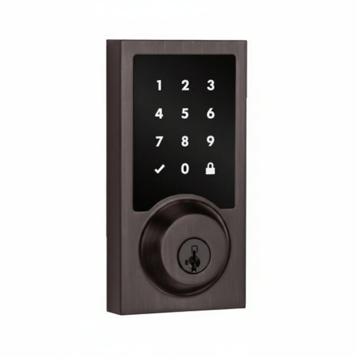Kwikset 99180-004 Home Connect 918 Z-Wave LR Smart Lock, Contemporary Style, Venetian Bronze