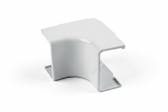 HellermannTyton TSR3FW-33-1 Cable Raceway Internal Cover Fitting, 1-3/4-Inch, White