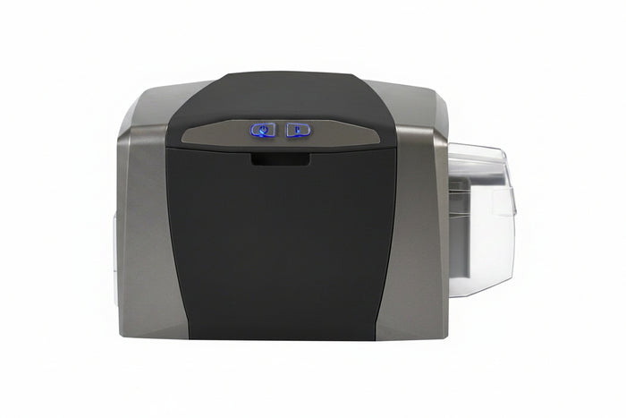 HID FARGO DTC1250E Single-Side ID Printer (NA) with Media Kit, AsureID Solo Software, USB Digital Camera, EZ -Full-Color Ribbon Cartridge (250 Img), 100 UltraCard PVC Cards