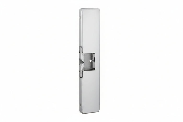 HES 9400-12/24D-630-LBM 9400 Series Slim-Line, Outdoor Rated Surface Mounted Electric Strike with Latchbolt Monitor, Satin Stainless Steel
