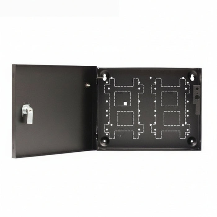 LifeSafety Power E5M-BOXED E5 Enclosure with Backwall Mercury Hole Mount Pattern, 8.5"Wx11"Hx3"D