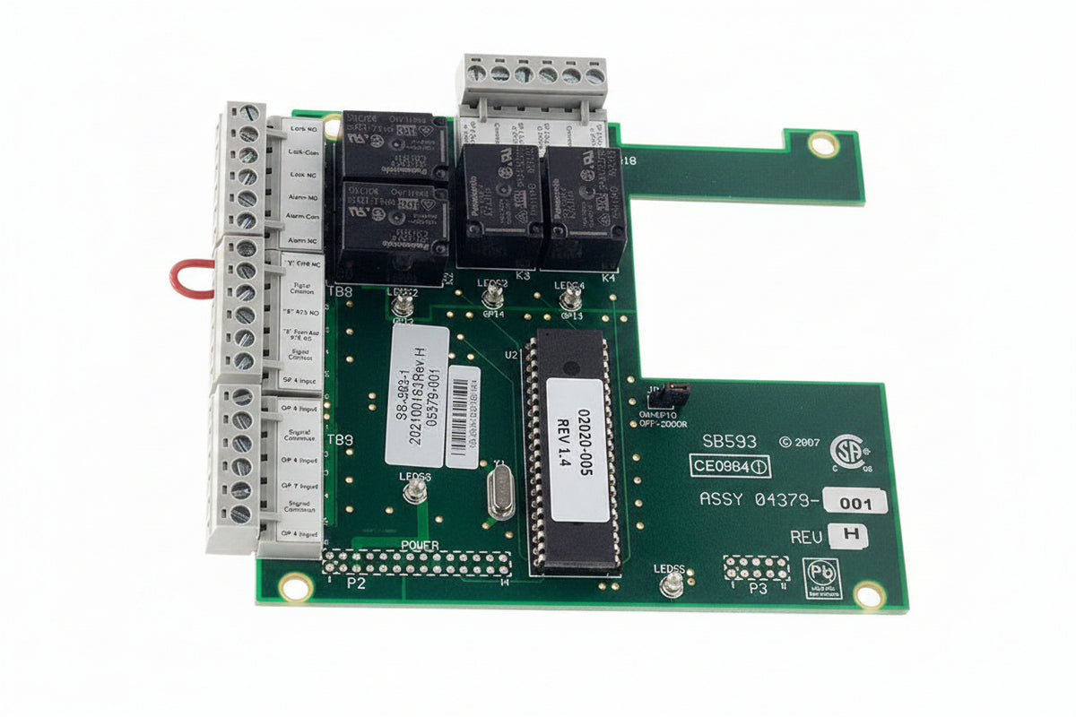 Keri Systems SB-593 2nd Door and I/O Expansion Board for PXL500, Tiger II Controller Satellite Board