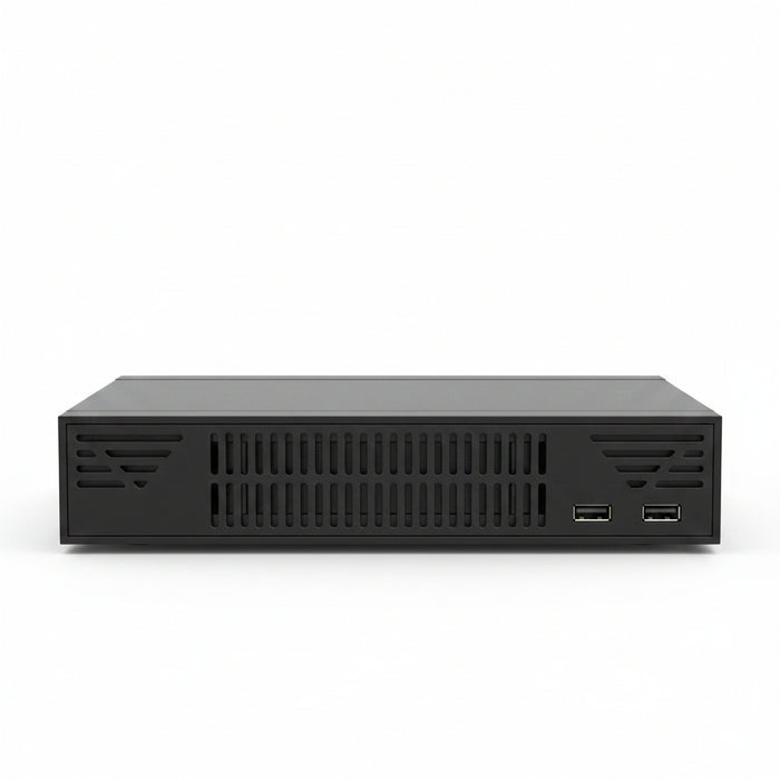 Hanwha WRN-1632S-6TB Wisenet Edge Wave NVR with USB Mouse and Rack Mount Brackets, 2U, Intel Based, 6TB, Metal, Black