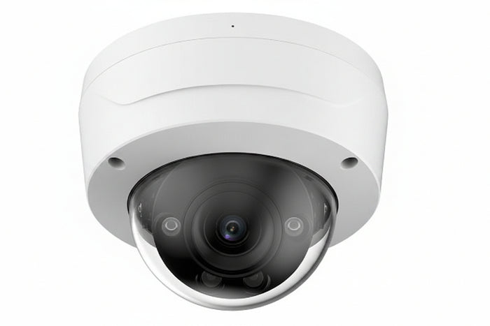 Luminys N5D-12LA2 12MP IP LumiLuxSmart Dome Camera, 2.8mm Lens, IP67, IK10, White