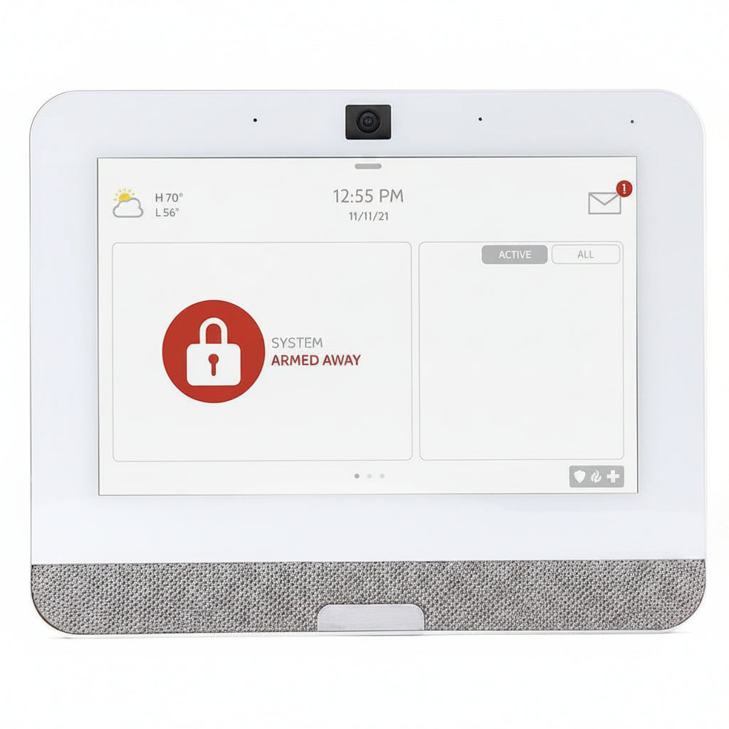 IQ IQP4001 Verizon IQ Panel PowerG 319.5MHz, 7" All-in-One Touchscreen, White