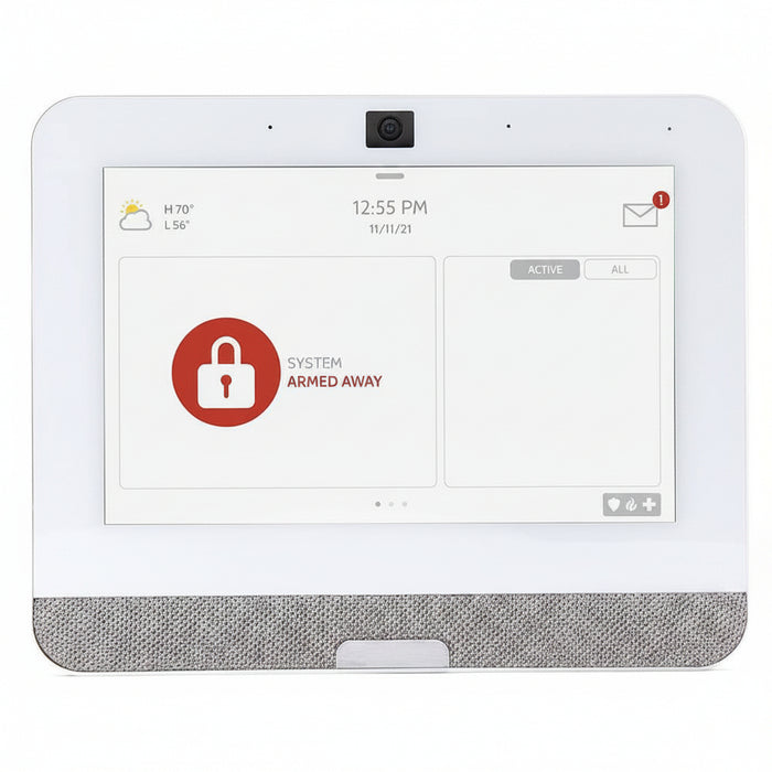 IQ IQP4001 Verizon IQ Panel PowerG 319.5MHz, 7" All-in-One Touchscreen, White