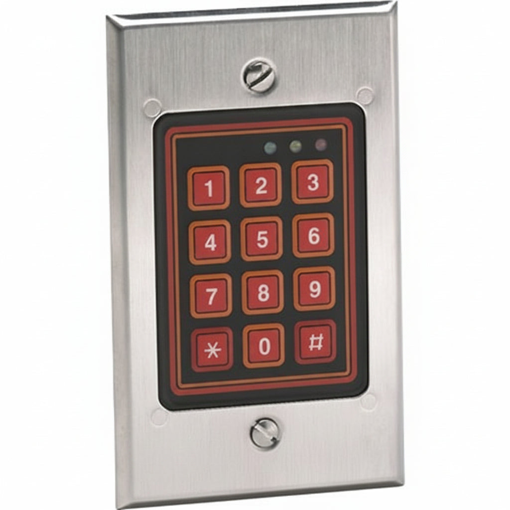 Linear 232W Indoor/Outdoor Flush-Mount Weather Resistant Access Control Keypad