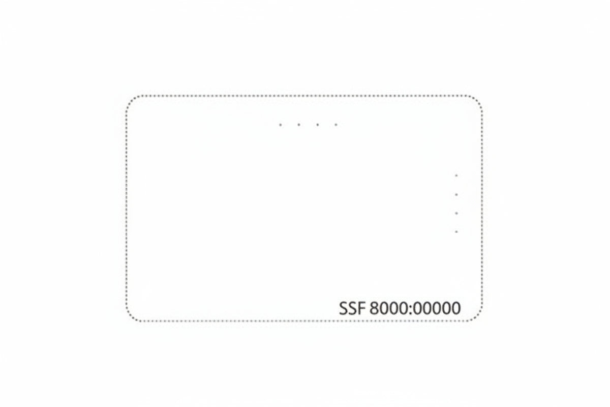 Kantech MFP-2KDYE ioSmart Printable Smart Card, MIFARE Plus EV1 2K