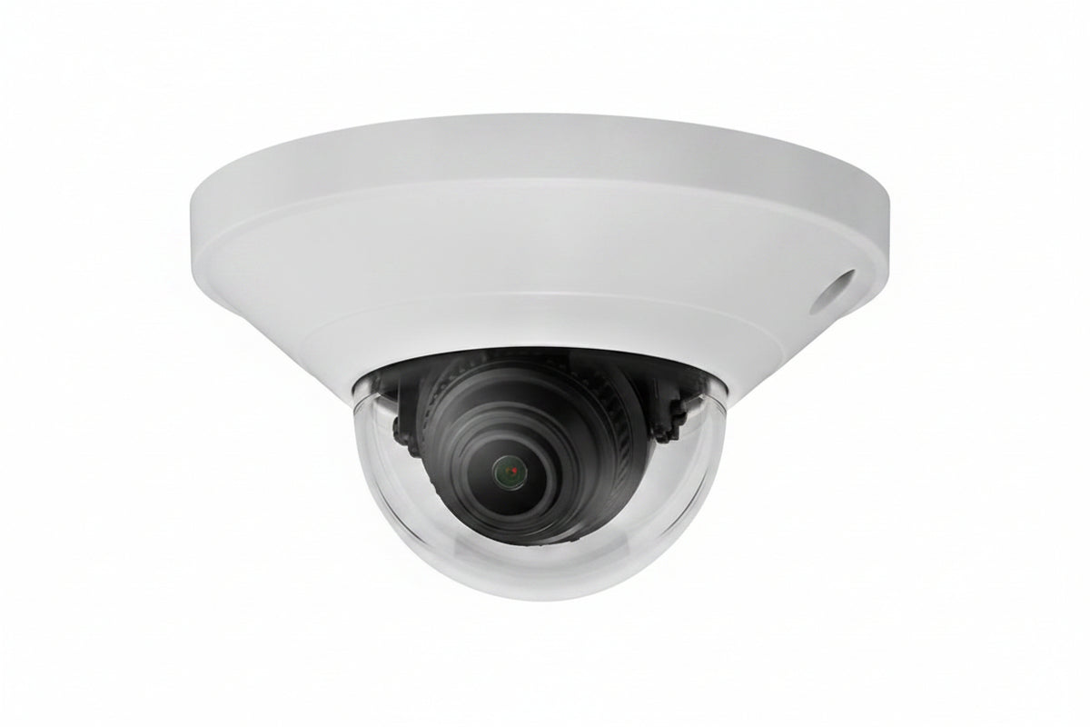 Hanwha QND-8021 Q-Series 5MP Dome Camera, 4mm Fixed Lens, White
