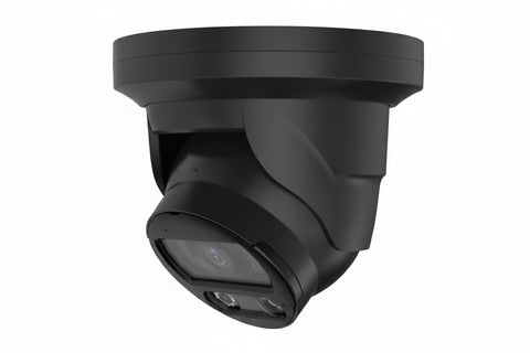 Luminys N5T-8LA2B 8MP IP LumiLuxSmart Turret Camera, 2.8mm Fixed Lens, LumiPower, Black