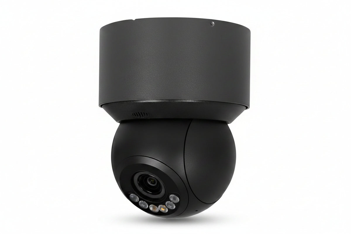 Luma LUM-420-IP-PTZ-4B Surveillance 420 Series X20 4MP IP PTZ Camera, 2.8-12mm Varifocal Lens, 4x Optical Zoom, Active Deterrence, Black