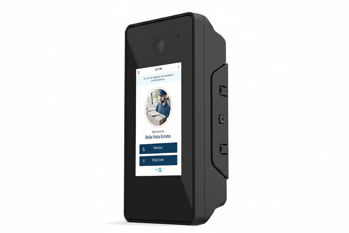 LiftMaster CAPXS Smart Video Intercom for Smaller Multi-Tenant Buildings and Single Family Homes, Surface-Mount/ Single Gang Box, Cloud-Based System