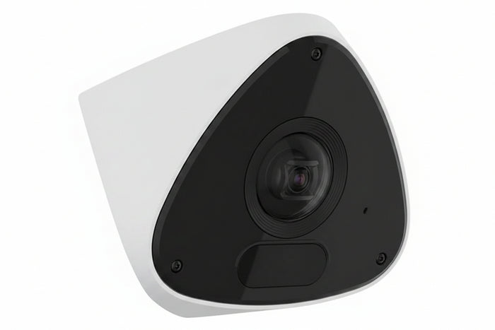 Hanwha TNV-C7013RC 3MP AI Corner Mount Camera 2.39mm Fixed Lens, White
