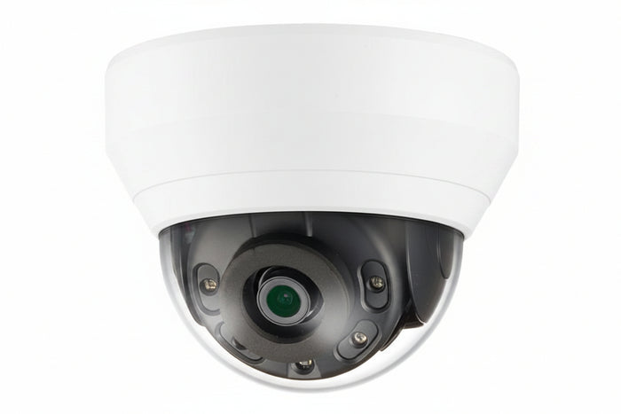 Hanwha QND-6012R Wisenet Q-Series 2MP IR Dome Camera, 2.8mm Fixed Lens, White