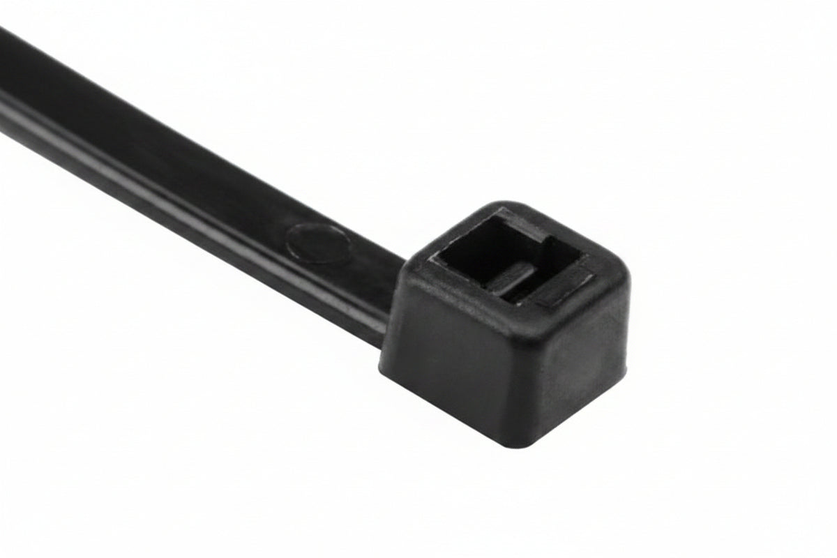HellermannTyton T30L0M4 8-Inch UL-Rated Cable Ties, 30 lb, PA66, 1000-Pack, Black