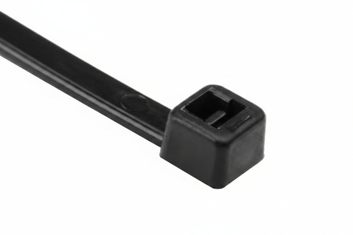 HellermannTyton T30L0M4 8-Inch UL-Rated Cable Ties, 30 lb, PA66, 1000-Pack, Black