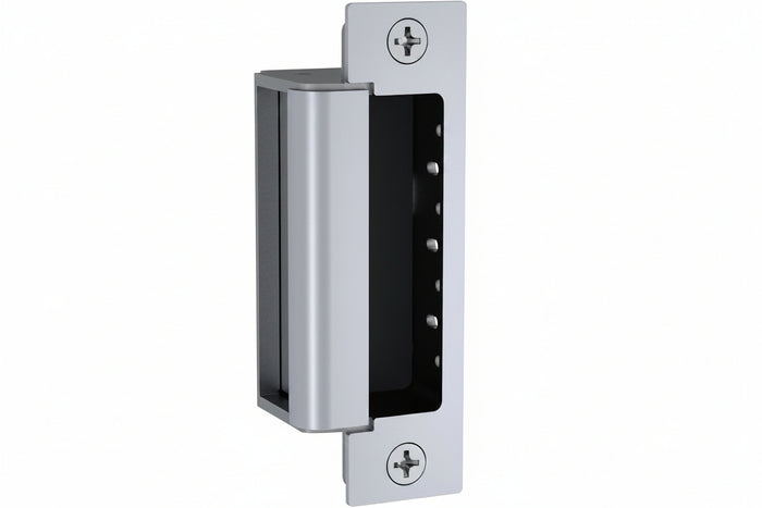 HES 1600-CLB-630 1600 Series Complete Electric Strike for Latchbolt Locks with 1LB Faceplate Kit, Satin Stainless Steel