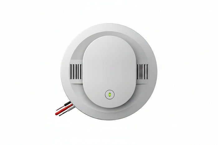 Kidde RGCUAR-RW Ring Smart Smoke + CO Alarm, Hardwired with (2) AA Backup Battery