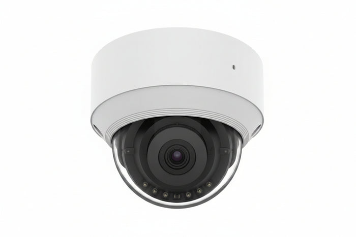 Hanwha QND-C8013R 5MP AI Indoor Dome IR Camera with Built-In Mic, 3mm Fixed Lens
