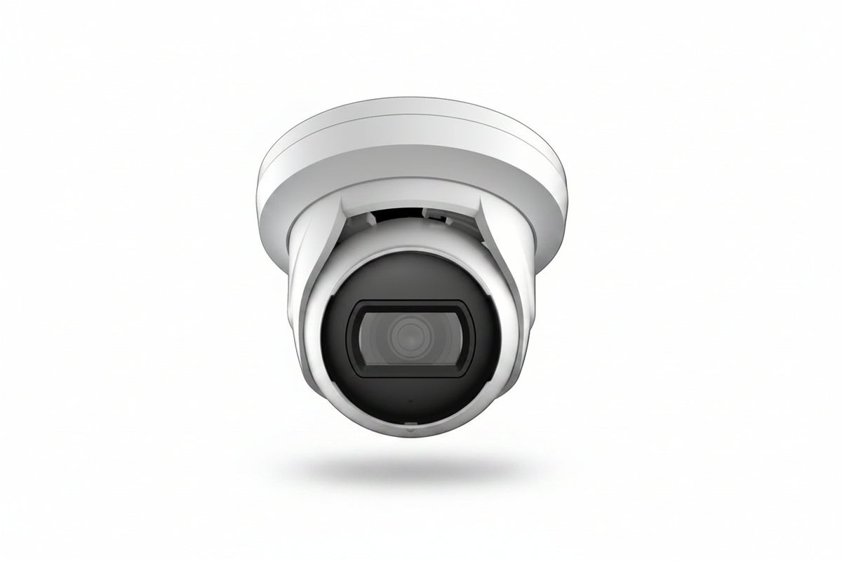 Luminys N2T-4RA2 4MP Outdoor Turret IP Security Camera with Built-In IR, 2.8mm Fixed Lens, White