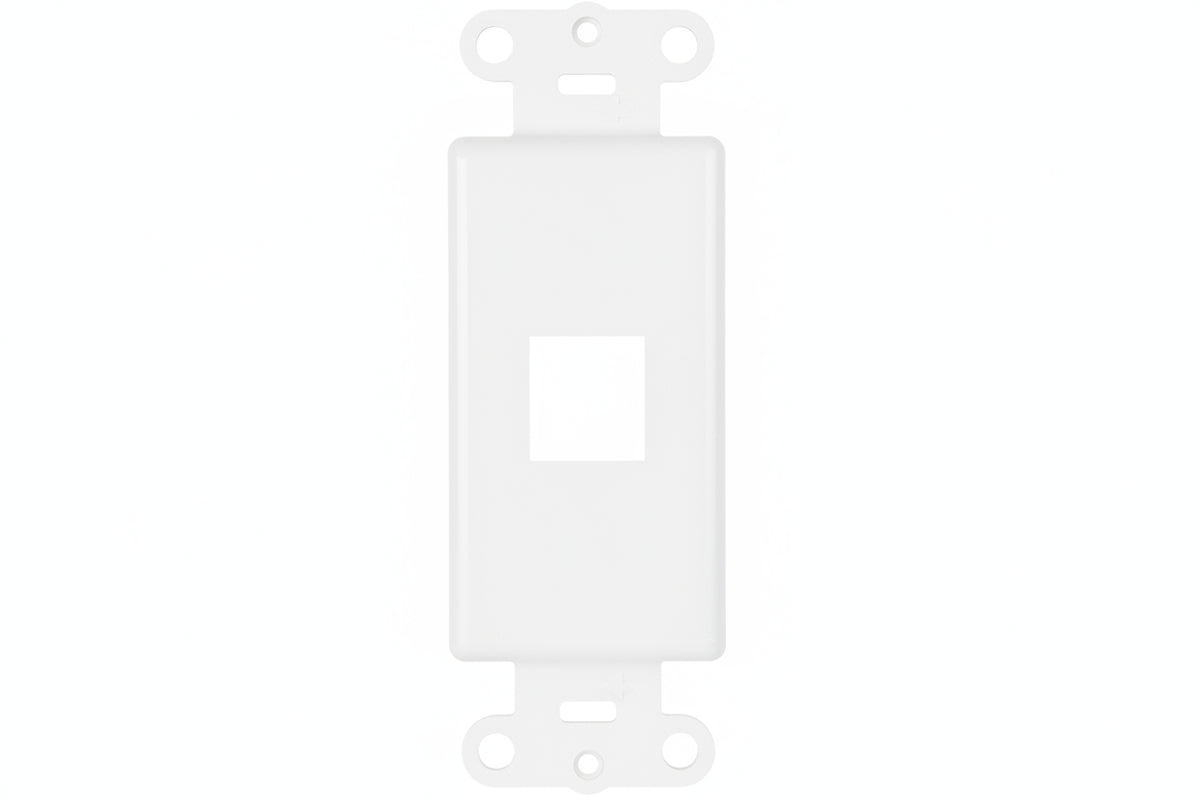 Leviton 41641-W QuickPort Decora Insert, 1-Port, White