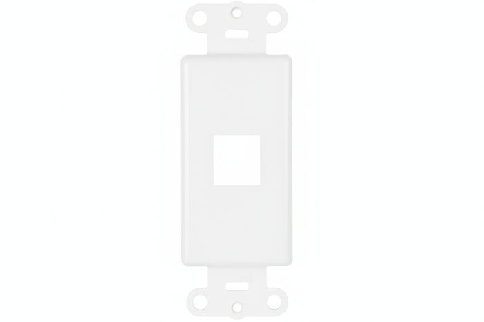 Leviton 41641-W QuickPort Decora Insert, 1-Port, White