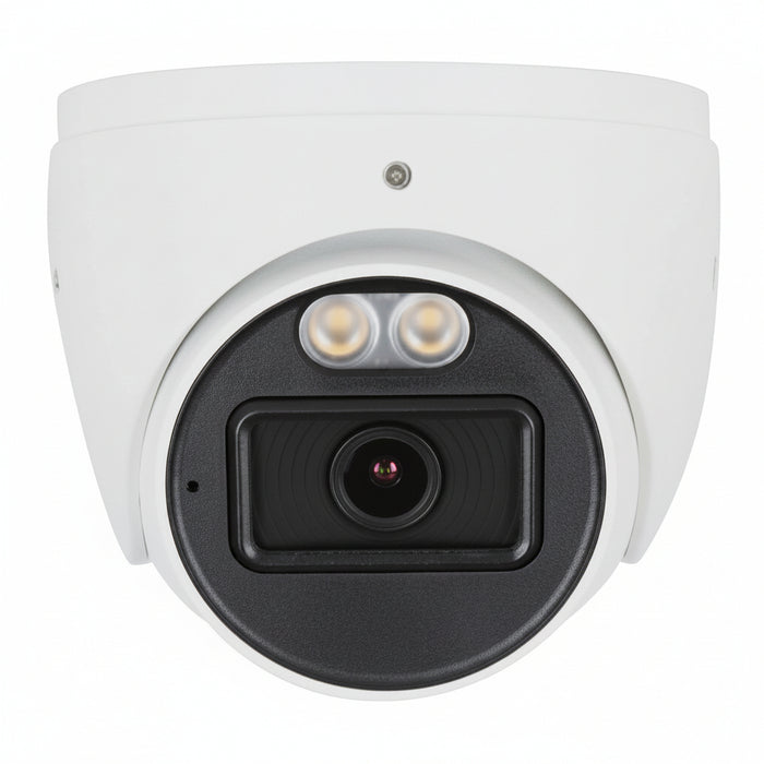 Luma LUM-520-IP-TFCW 520 Series 5MP 24/7 Full Color Turret IP Outdoor Camera, 2.8mm Fixed Lens, White