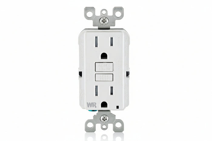 Leviton GFWT1-W Self-Test SmartlockPro Weather and Tamper-Resistant GFCI Receptacle Outlet, 15A 125V, White