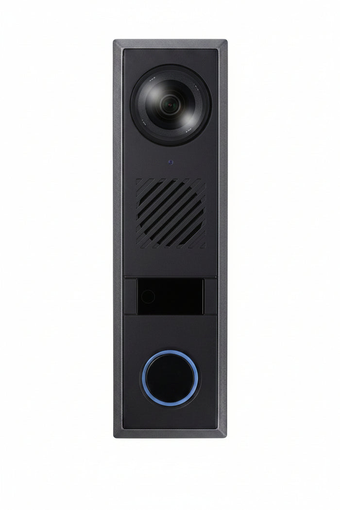 Hanwha TID-600R T Series 1-Slot 2MP IP Video Intercom Station with PoE, 12VDC, 1.6mm Fixed Lens