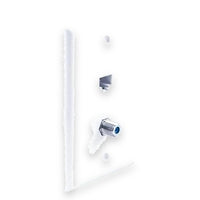 Wavenet 1CAT61FWH 2-Port Faceplate CAT6 F-Type White