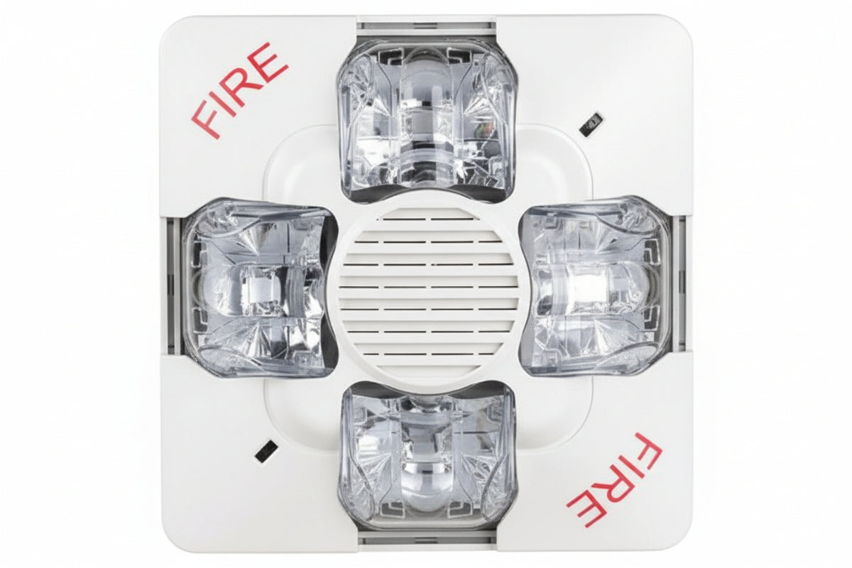Kidde WGAVWF Outdoor Horn/Strobe, 15-30CD, White
