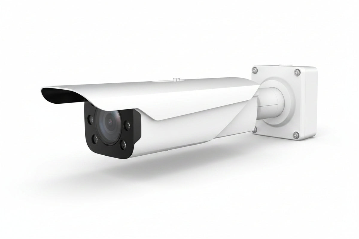 Luminys N9L-4RAL 4MP IP LPR Camera, 10-50mm Vari-Focal Lens, IP67, Aluminum, White