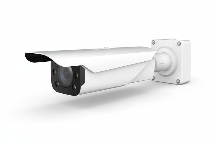 Luminys N9L-4RAL 4MP IP LPR Camera, 10-50mm Vari-Focal Lens, IP67, Aluminum, White