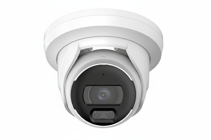 Luminys N4T-8VA2 8MP IP LumiNightKing Turret Camera, 2.8mm Lens, AI ISP, iMD, White