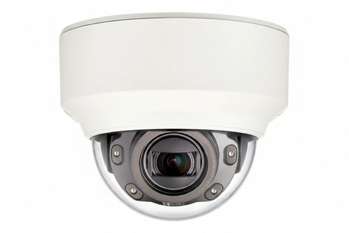 Hanwha XND-6080RV X-Series 2MP IR Indoor Vandal Dome Camera, 2.8-12mm Varifocal Lens, White (Replaces XND-6080RV/VWF)
