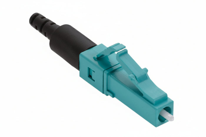 Leviton 49991-LLC FastCAM Pre-Polished Connector, LC 50, 125um L.O. Multimode, Blue