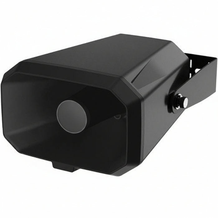 Hanwha SPA-H100B IP Horn Speaker, 100 dB SPL, Black