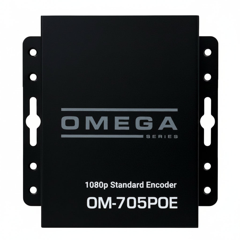 Just Add Power OM-705POE HD over IP Gigabit PoE Transmitter, 1080p, 10W PoE (Previous VBS-HDIP-705POE)