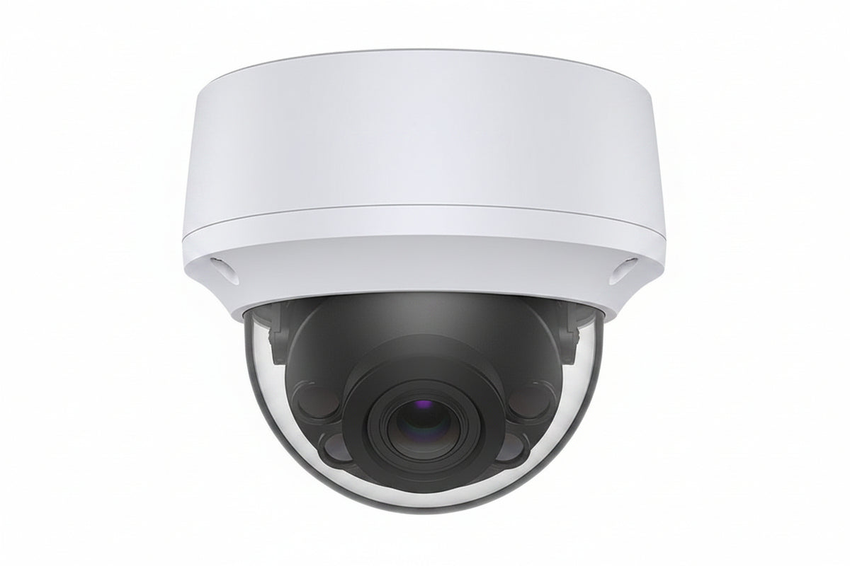 Honeywell HC35W45R2 35 Series 5MP IR MFZ WDR IP Dome Camera, 2.7-13.5mm Lens, White
