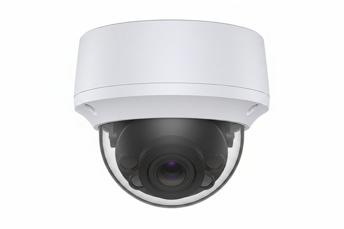 Honeywell HC35W45R2 35 Series 5MP IR MFZ WDR IP Dome Camera, 2.7-13.5mm Lens, White